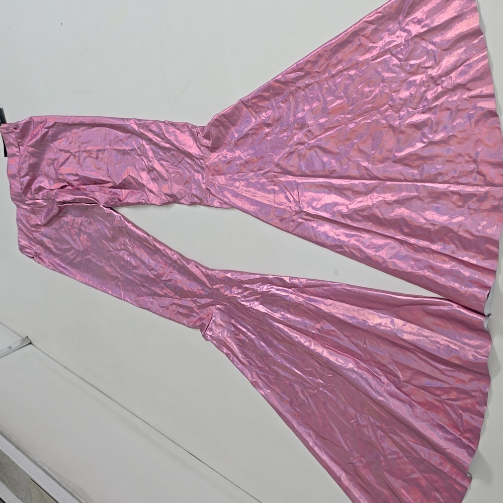 ClubEXX Womens Shinny Metallic Flare Pants - Picture 7 of 9